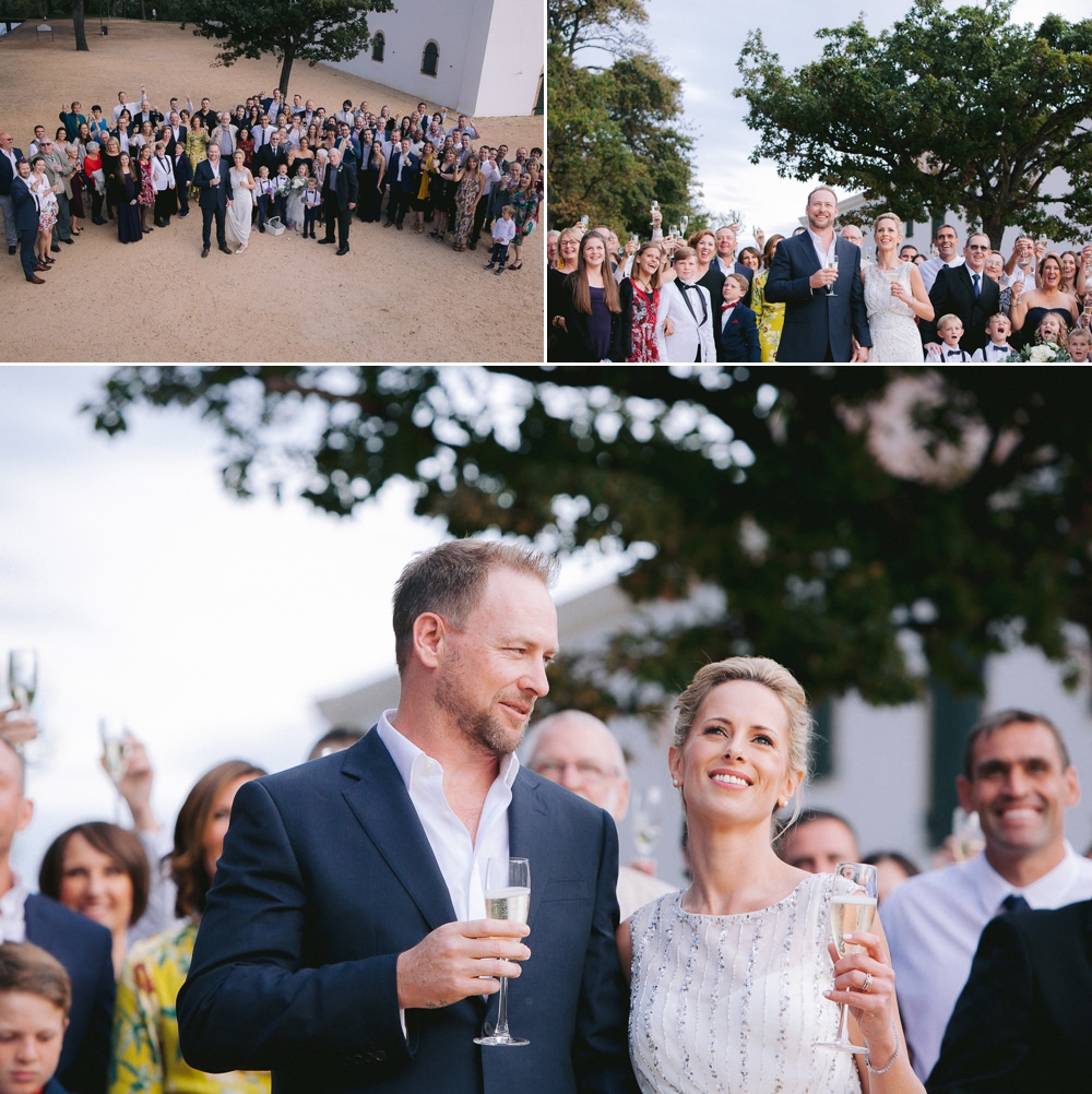 guests at elegant Groot Constantia wedding