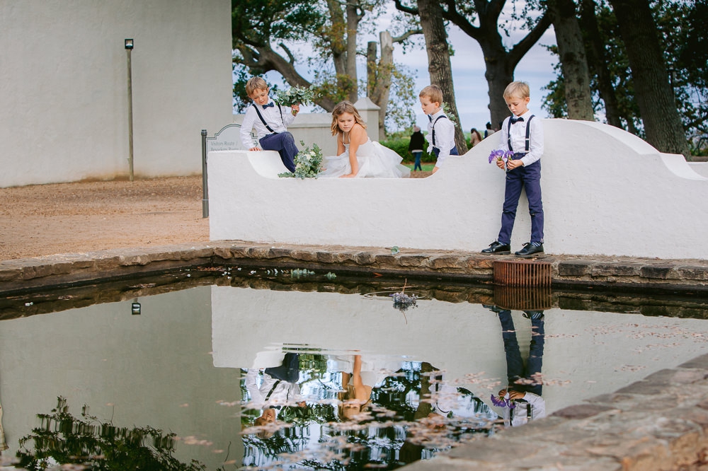 flowergirl and page boys