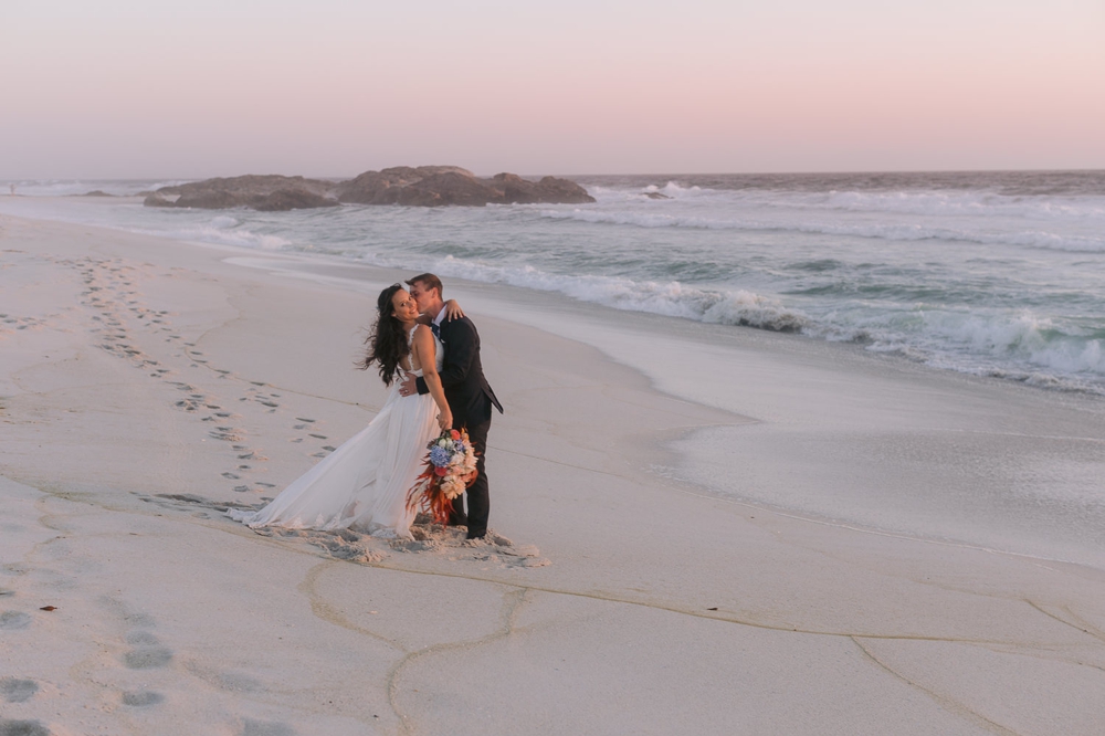 Intimate Yzerfontein beach wedding